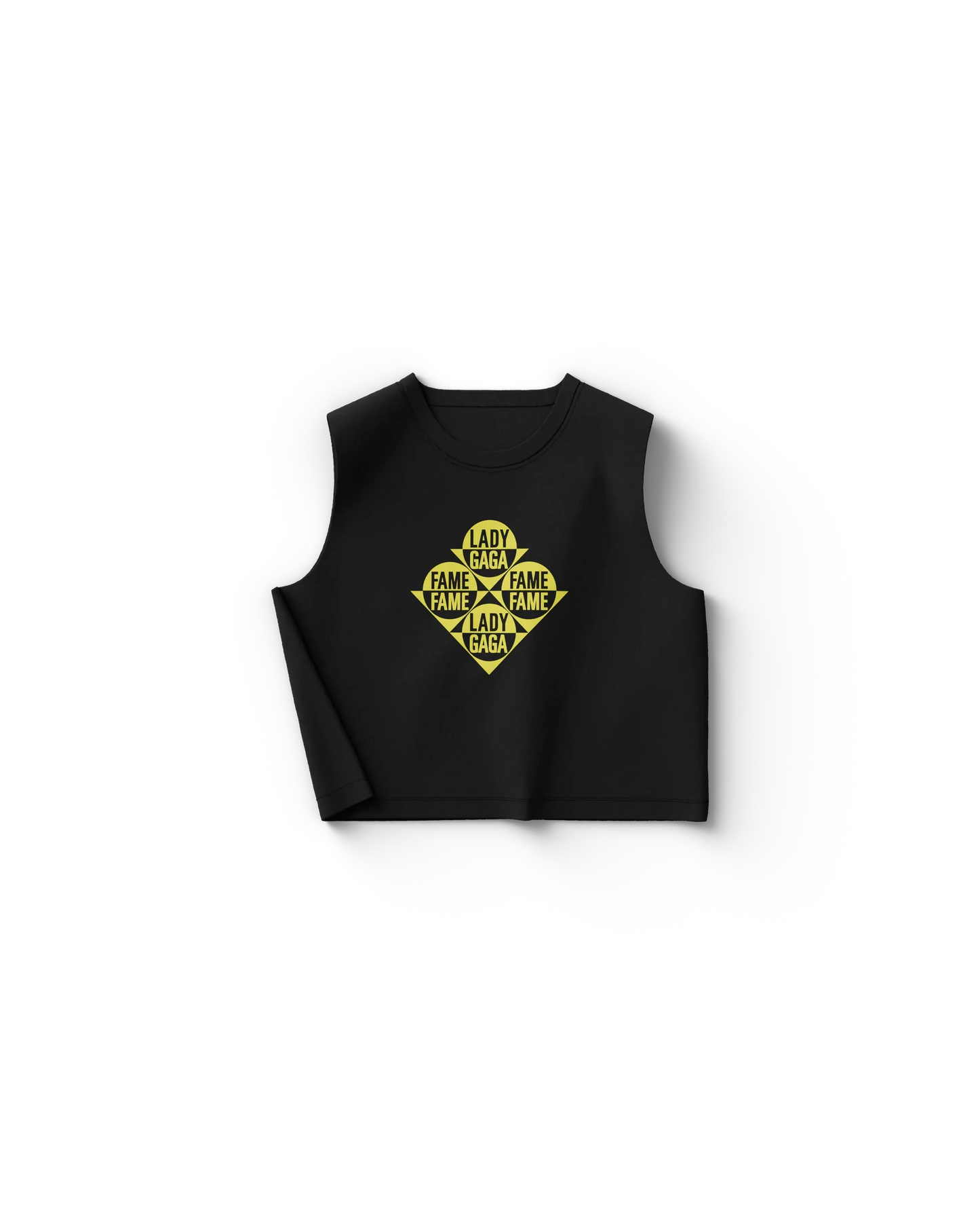 The Fame Black Cropped Tank