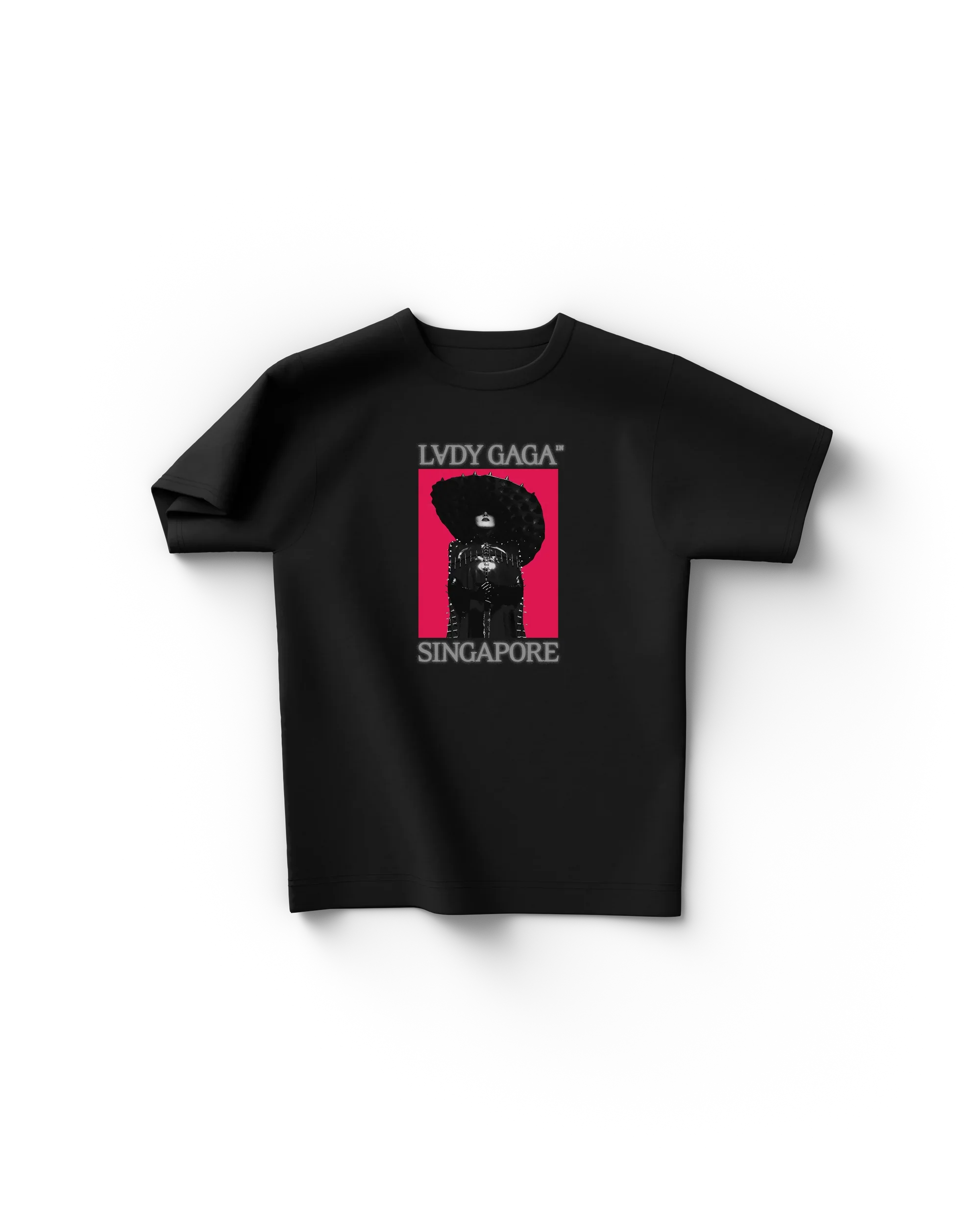 Black Singapore T-Shirt Lady Gaga | Official Store | Limited