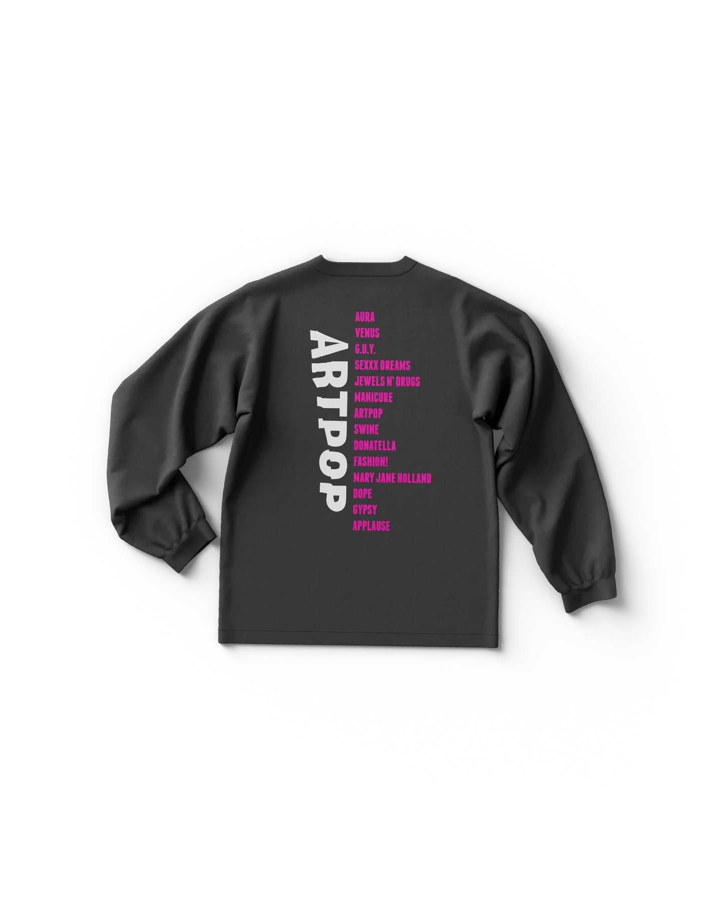 ARTPOP Tracklist Longsleeve T-Shirt