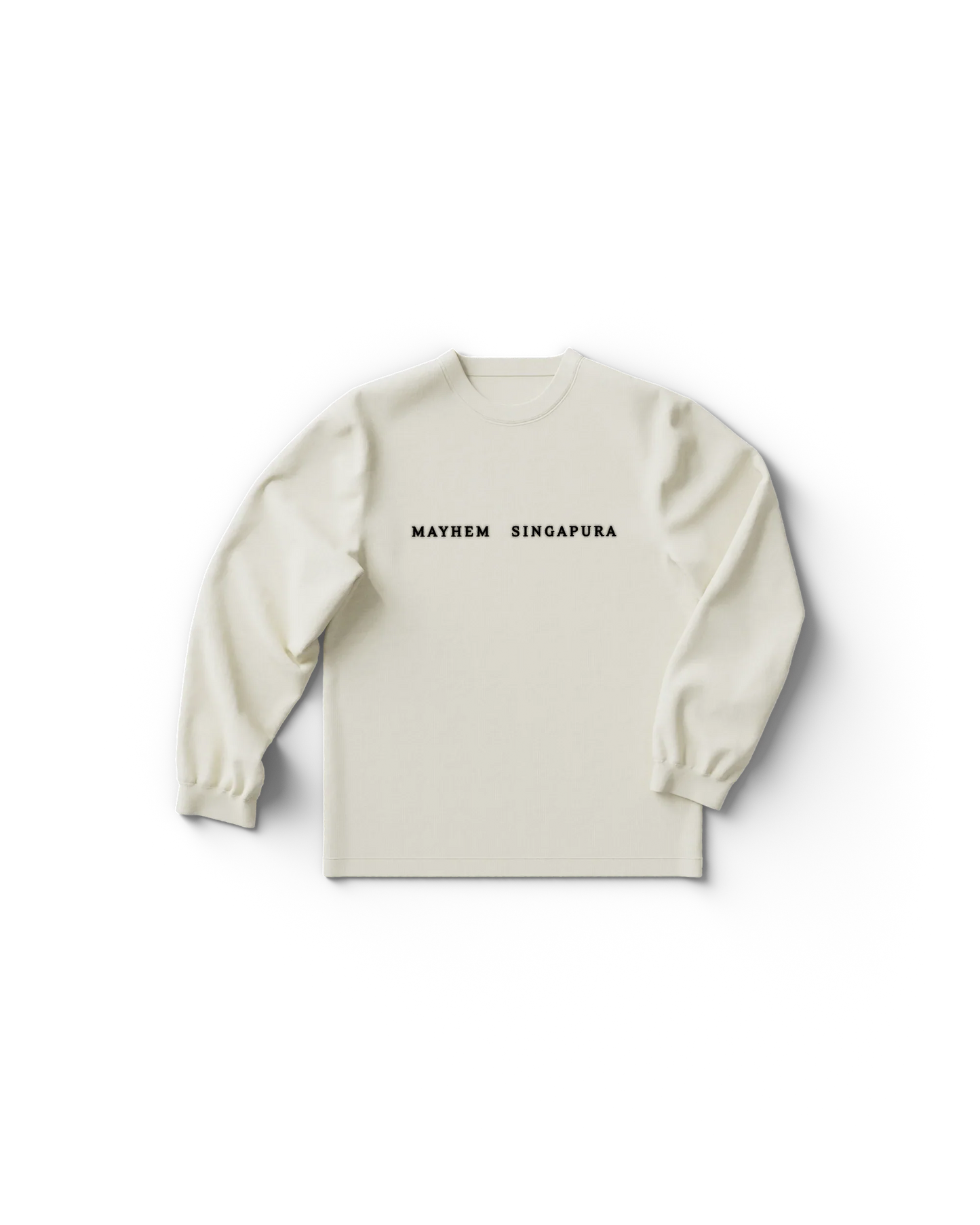 White Singapore Longsleeve T-Shirt